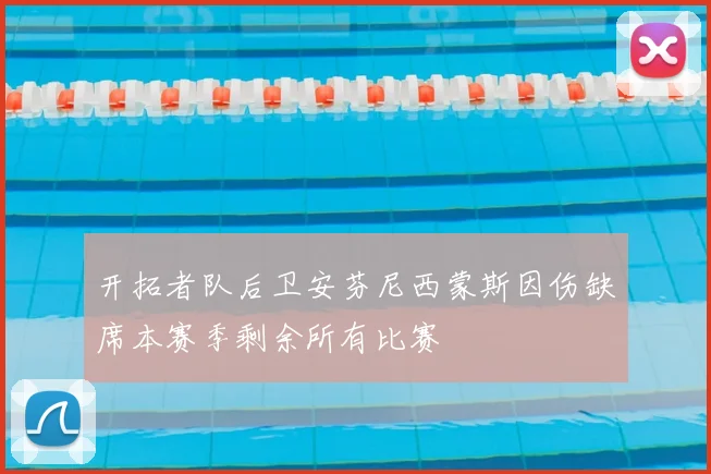 开拓者队后卫安芬尼西蒙斯因伤缺席本赛季剩余所有比赛